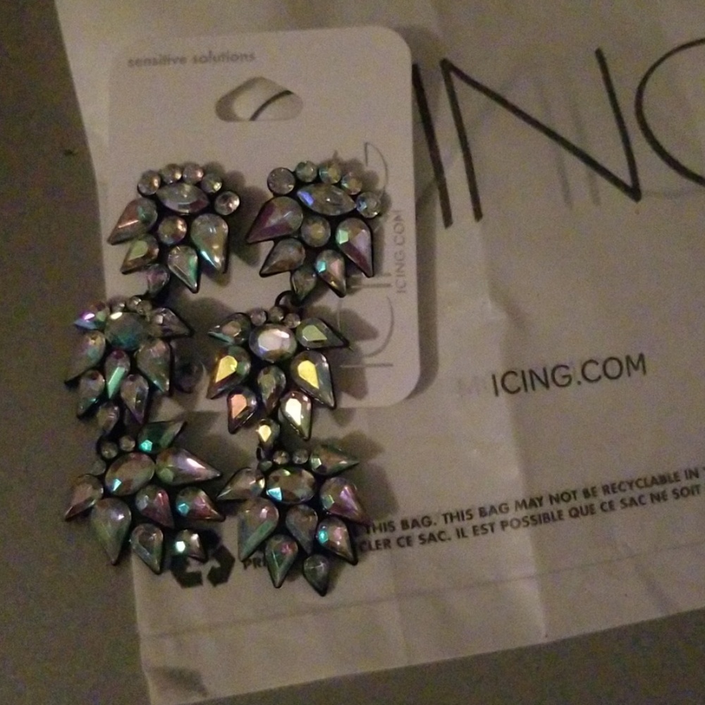 Icing chandelier earrings
